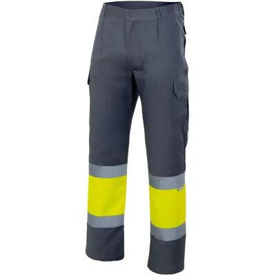 Pantalon de travail haute visibilité Velilla Gris 3XL - Publicité Pantalon de travail haute visibilité Velilla Gris 3XL - Publicité