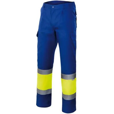Pantalon de travail haute visibilité Velilla Bleu 4XL - Publicité Pantalon de travail haute visibilité Velilla Bleu 4XL - Publicité