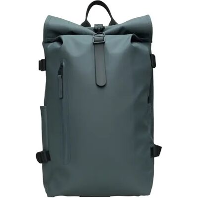Sac à dos Rains Rolltop W3 Gris 28 L - Publicité Sac à dos Rains Rolltop W3 Gris 28 L - Publicité