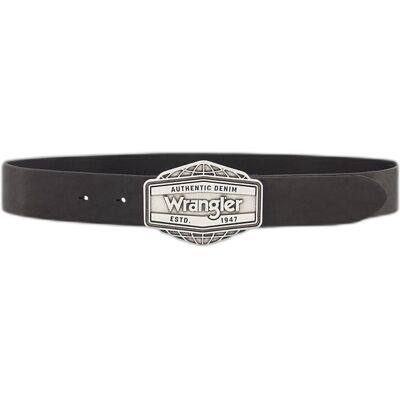 Ceinture à grande boucle Wrangler Noir 85 cm - Publicité Ceinture à grande boucle Wrangler Noir 85 cm - Publicité