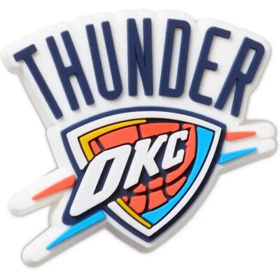 Jibbitz Crocs NBA OKC Thunder Blanc TU - Publicité Jibbitz Crocs NBA OKC Thunder Blanc TU - Publicité