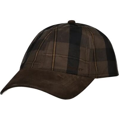 Casquette de baseball Gant Checked Waxed Marron TU - Publicité Casquette de baseball Gant Checked Waxed Marron TU - Publicité