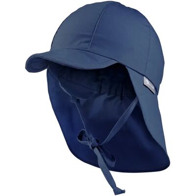 Casquette de baseball couvre nuque avec popeline UV enfant Sterntaler unicolore Bleu 51/53 cm - Publicité Casquette de baseball couvre nuque avec popeline UV enfant Sterntaler unicolore Bleu 51/53 cm - Publicité