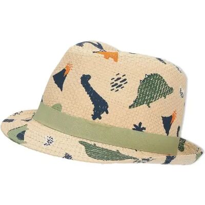 Chapeau paille enfant Sterntaler Dinosaures Beige 51/53 cm - Publicité Chapeau paille enfant Sterntaler Dinosaures Beige 51/53 cm - Publicité