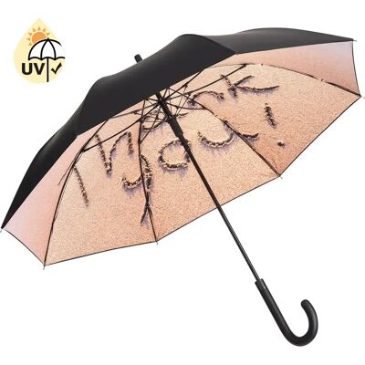 Parapluie classique à ouverture automatique Fare Impressions Noir 105 cm - Publicité Parapluie classique à ouverture automatique Fare Impressions Noir 105 cm - Publicité