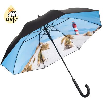 Parapluie classique à ouverture automatique Fare Impressions Noir 105 cm - Publicité Parapluie classique à ouverture automatique Fare Impressions Noir 105 cm - Publicité