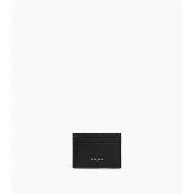 Porte-cartes à une poche avec 4 compartiments Le Tanneur Noir 10x7,5x1 cm - Publicité Porte-cartes à une poche avec 4 compartiments Le Tanneur Noir 10x7,5x1 cm - Publicité
