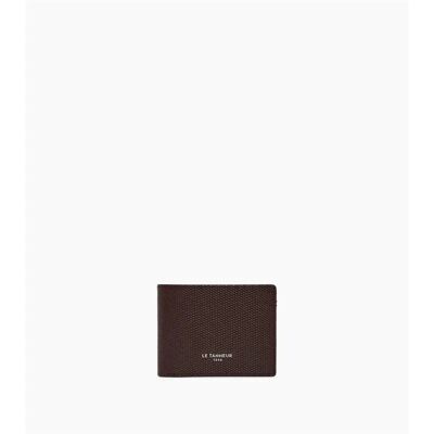 Portefeuille Le Tanneur Lucien Marron TU - Publicité Portefeuille Le Tanneur Lucien Marron TU - Publicité