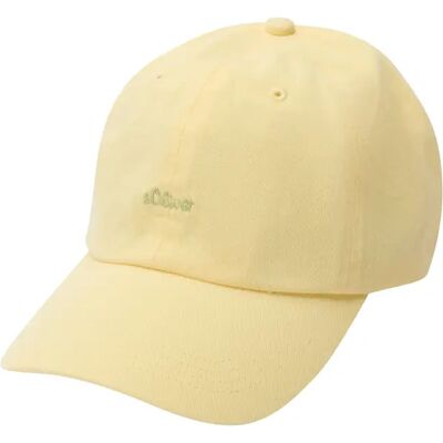 Casquette de baseball en coton avec broderie femme s.Oliver Jaune TU - Publicité Casquette de baseball en coton avec broderie femme s.Oliver Jaune TU - Publicité