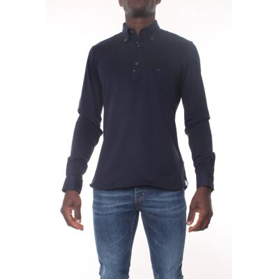 Chemise slim Michael Kors Polo Camicia Bleu 45 - Publicité Chemise slim Michael Kors Polo Camicia Bleu 45 - Publicité