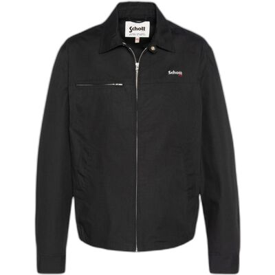 Blouson col chemise Schott Noir S - Publicité Blouson col chemise Schott Noir S - Publicité