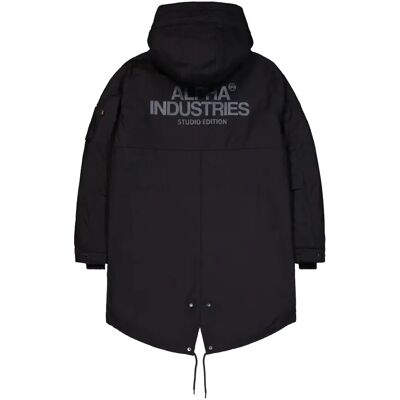 Parka imprimé au dos Alpha Industries M-51 Fishtail Noir M - Publicité Parka imprimé au dos Alpha Industries M-51 Fishtail Noir M - Publicité