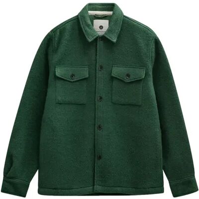 Surchemise en laine bouillie Anerkjendt Oscar Vert XS - Publicité Surchemise en laine bouillie Anerkjendt Oscar Vert XS - Publicité