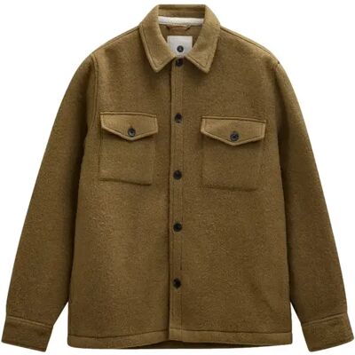 Surchemise en laine bouillie Anerkjendt Oscar Beige L - Publicité Surchemise en laine bouillie Anerkjendt Oscar Beige L - Publicité