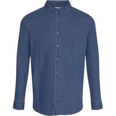 Chemise en jean AWDis So denim Jack Bleu 2XL - Publicité Chemise en jean AWDis So denim Jack Bleu 2XL - Publicité