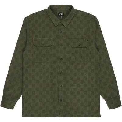 Chemise manches longues Billabong Offshore Jacquard Flannel Vert XS - Publicité Chemise manches longues Billabong Offshore Jacquard Flannel Vert XS - Publicité
