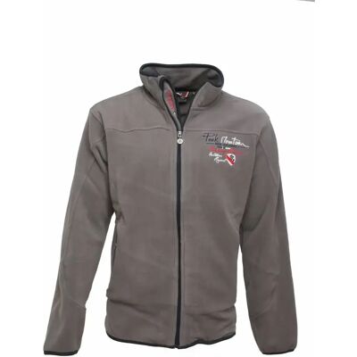Peak Mountain Conac Veste polaire gris L - Fleece Jacket - Publicité Peak Mountain Conac Veste polaire gris L - Fleece Jacket - Publicité