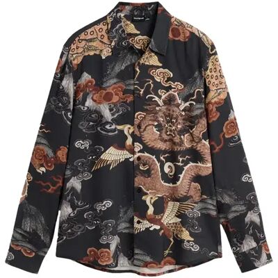 Chemise manches longues Desigual Dragon Marron XS - Publicité Chemise manches longues Desigual Dragon Marron XS - Publicité