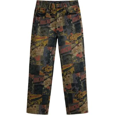 Jeans Desigual News Mickey Multicolore 40 - Publicité Jeans Desigual News Mickey Multicolore 40 - Publicité