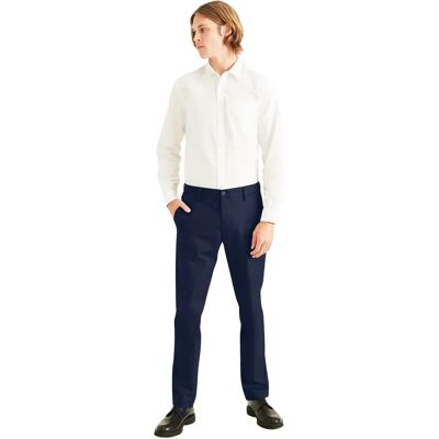 Pantalon slim Dockers Stain Defender Bleu 31x30 - Publicité Pantalon slim Dockers Stain Defender Bleu 31x30 - Publicité