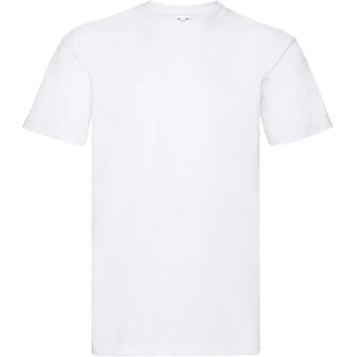 T-shirt Fruit of the Loom Super Premium Blanc M - Publicité T-shirt Fruit of the Loom Super Premium Blanc M - Publicité