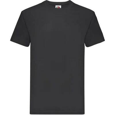 T-shirt Fruit of the Loom Super Premium Noir 3XL - Publicité T-shirt Fruit of the Loom Super Premium Noir 3XL - Publicité