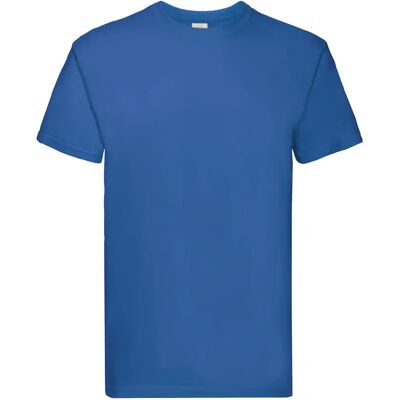 T-shirt Fruit of the Loom Super Premium Bleu 3XL - Publicité T-shirt Fruit of the Loom Super Premium Bleu 3XL - Publicité