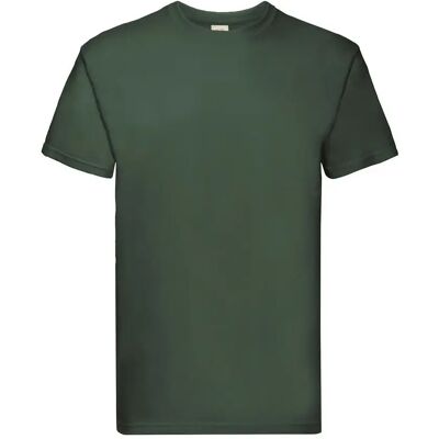 T-shirt Fruit of the Loom Super Premium Vert M - Publicité T-shirt Fruit of the Loom Super Premium Vert M - Publicité