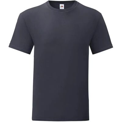 T-shirt en coton Fruit of the Loom Iconic 150 Bleu 4XL - Publicité T-shirt en coton Fruit of the Loom Iconic 150 Bleu 4XL - Publicité