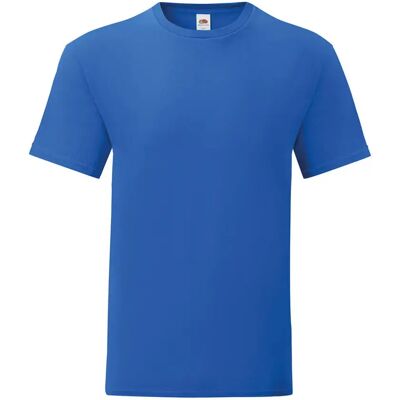 T-shirt en coton Fruit of the Loom Iconic 150 Bleu 3XL - Publicité T-shirt en coton Fruit of the Loom Iconic 150 Bleu 3XL - Publicité