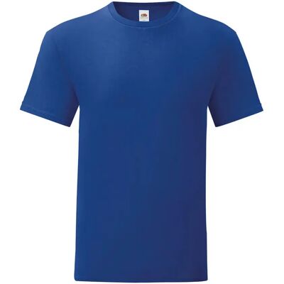 T-shirt en coton Fruit of the Loom Iconic 150 Bleu 3XL - Publicité T-shirt en coton Fruit of the Loom Iconic 150 Bleu 3XL - Publicité