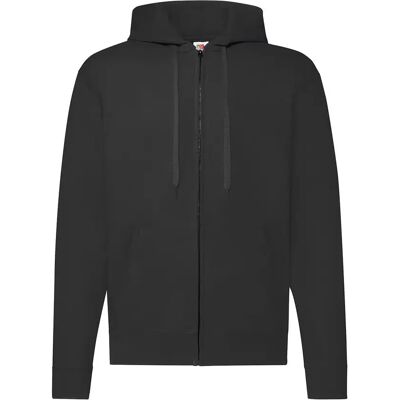 Veste à capuche zippée Fruit of the Loom Classic Noir M - Publicité Veste à capuche zippée Fruit of the Loom Classic Noir M - Publicité