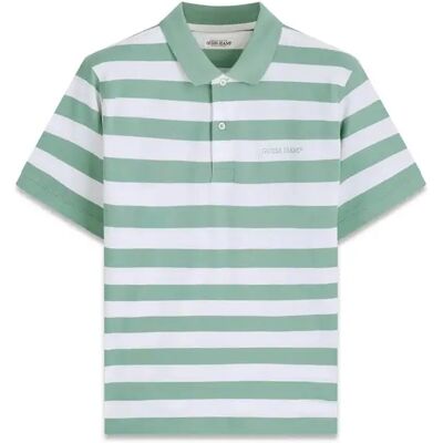 Polo Guess striped Vert M - Publicité Polo Guess striped Vert M - Publicité