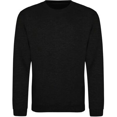 Sweatshirt col rond Just Hoods Awdis Noir L - Publicité Sweatshirt col rond Just Hoods Awdis Noir L - Publicité
