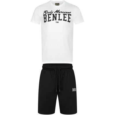 Ensemble t-shirt & shorts Lonsdale Rees Blanc L - Publicité Ensemble t-shirt & shorts Lonsdale Rees Blanc L - Publicité