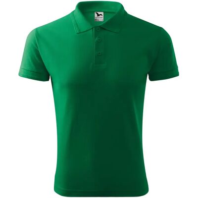Polo Malfini Pique 203 Vert L - Publicité Polo Malfini Pique 203 Vert L - Publicité