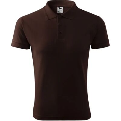 Polo Malfini Pique 203 Marron L - Publicité Polo Malfini Pique 203 Marron L - Publicité
