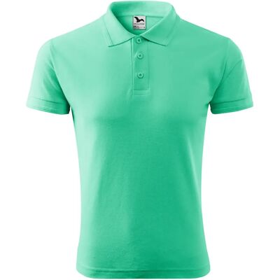 Polo Malfini Pique 203 Vert L - Publicité Polo Malfini Pique 203 Vert L - Publicité