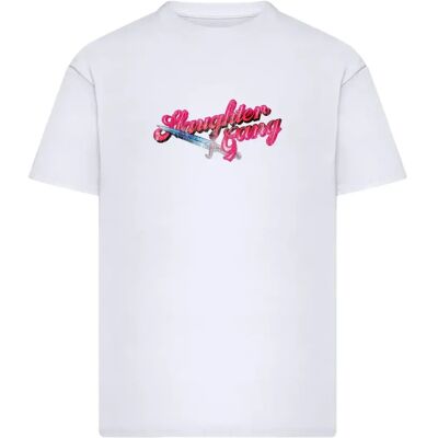 T-shirt Merchcode 21 Savage Collegiate Blanc 3XL - Publicité T-shirt Merchcode 21 Savage Collegiate Blanc 3XL - Publicité
