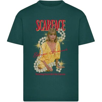 T-shirt ample Merchcode Scarface Elvira Hancock Vert XS - Publicité T-shirt ample Merchcode Scarface Elvira Hancock Vert XS - Publicité