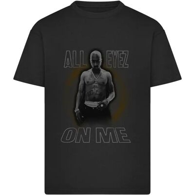 T-shirt Merchcode 2Pac All Eyez On Me Loose Noir 3XL - Publicité T-shirt Merchcode 2Pac All Eyez On Me Loose Noir 3XL - Publicité