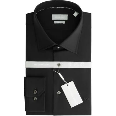 Chemise Michael Kors 2ply Stretch Twill Slim Fit Noir 39 - Publicité Chemise Michael Kors 2ply Stretch Twill Slim Fit Noir 39 - Publicité