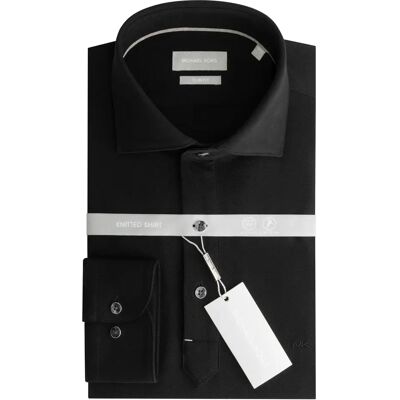 Chemise Michael Kors Knitted Polo Camicia Slim Noir 39 - Publicité Chemise Michael Kors Knitted Polo Camicia Slim Noir 39 - Publicité