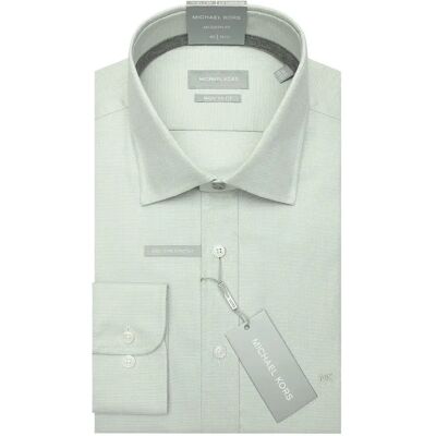 Chemise Michael Kors Dobby Engineerd Slim Fit Vert 41 - Publicité Chemise Michael Kors Dobby Engineerd Slim Fit Vert 41 - Publicité