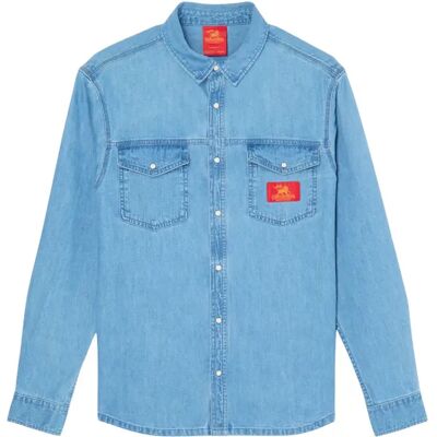 Chemise en jean Quiksilver BM Uprising Bleu XL - Publicité Chemise en jean Quiksilver BM Uprising Bleu XL - Publicité