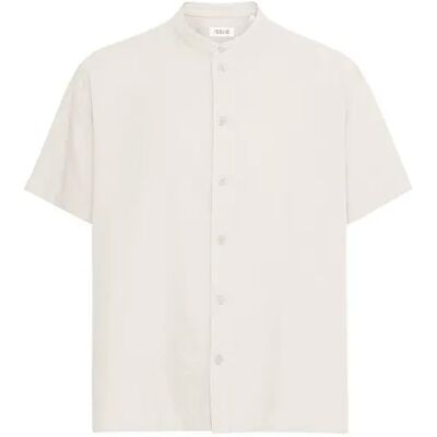 Chemise col mandarin Solid Allan Gris M - Publicité Chemise col mandarin Solid Allan Gris M - Publicité