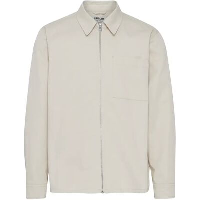 SurChemise manches longues zippée Solid Elon Beige L - Publicité SurChemise manches longues zippée Solid Elon Beige L - Publicité