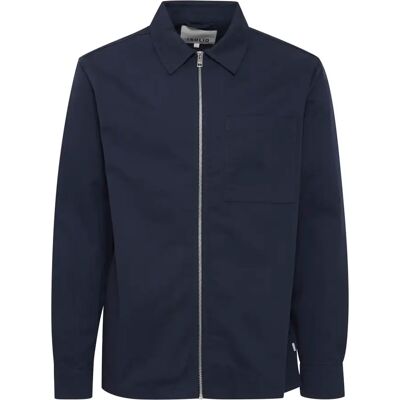 SurChemise manches longues zippée Solid Elon Bleu 2XL - Publicité SurChemise manches longues zippée Solid Elon Bleu 2XL - Publicité