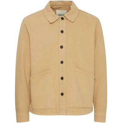 Surchemise Solid Nadil Beige L - Publicité Surchemise Solid Nadil Beige L - Publicité