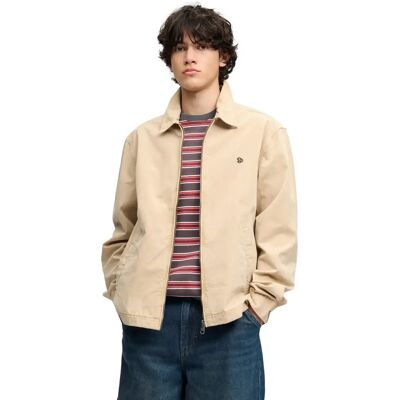 Veste harrington Superdry Preppy Beige S - Publicité Veste harrington Superdry Preppy Beige S - Publicité